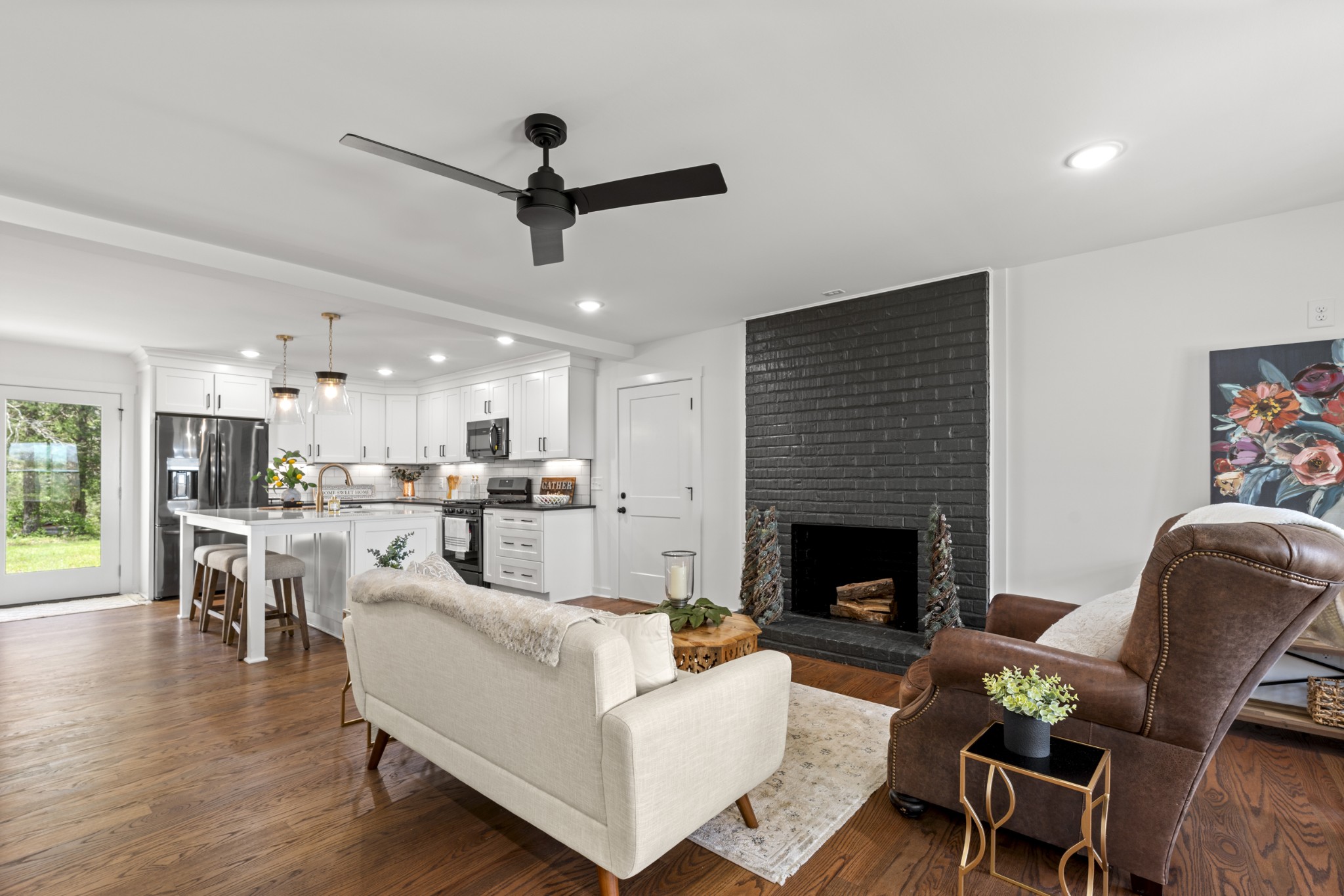 2210 Garners Creek Road Dickson, TN 37055 - Photo 9 of 67 a living room with furniture fireplace and window
