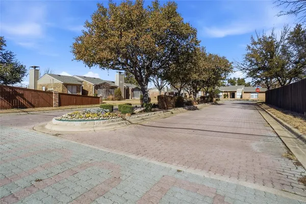 a view of road with trees