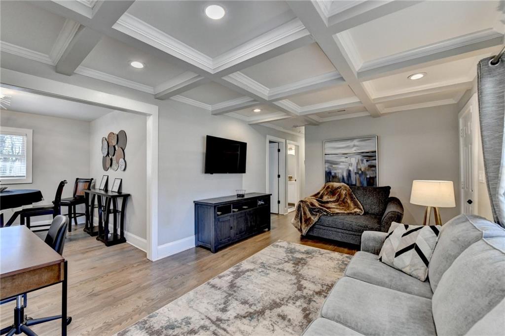 2945 Monterey Drive Decatur, GA 30032 - Photo 16 of 93 a living room with furniture and a flat screen tv