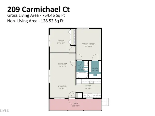 $245,000 | 209 Carmichael Court, Cary, NC 27511