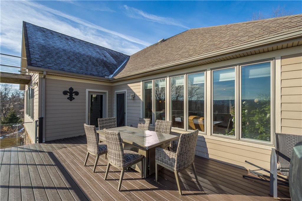 806 Harmony Road Pittsburgh, PA 15237 - Photo 8 of 48 Large deck perfect for dining or relaxing while overlooking the yard and pool.