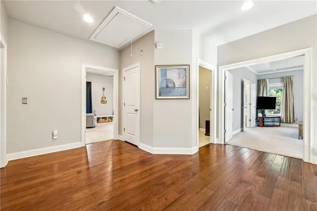 wooden floor in an empty room