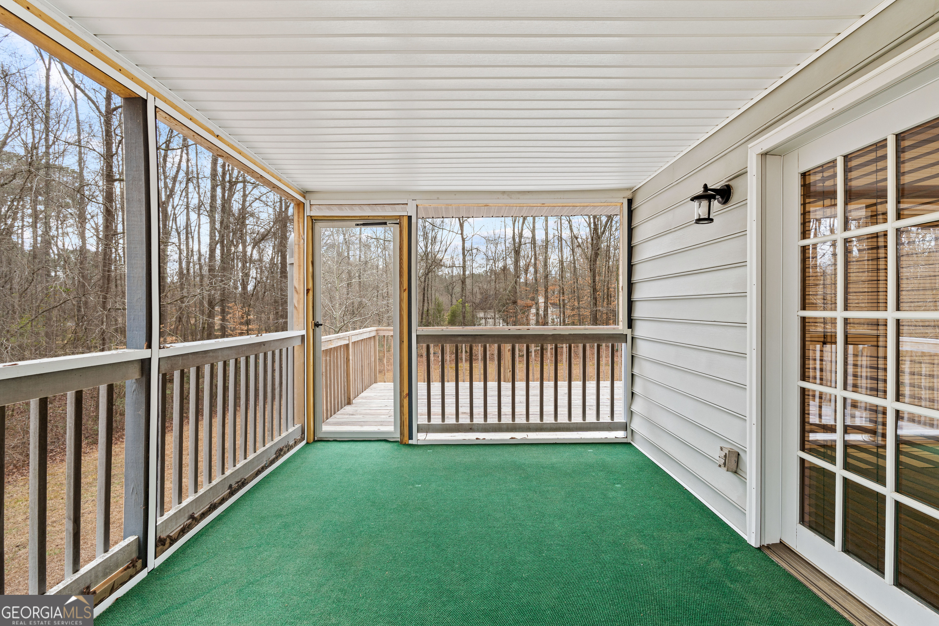 423 Woods Road Brooks, GA 30205 - Photo 33 of 48 a view of a porch with a backyard