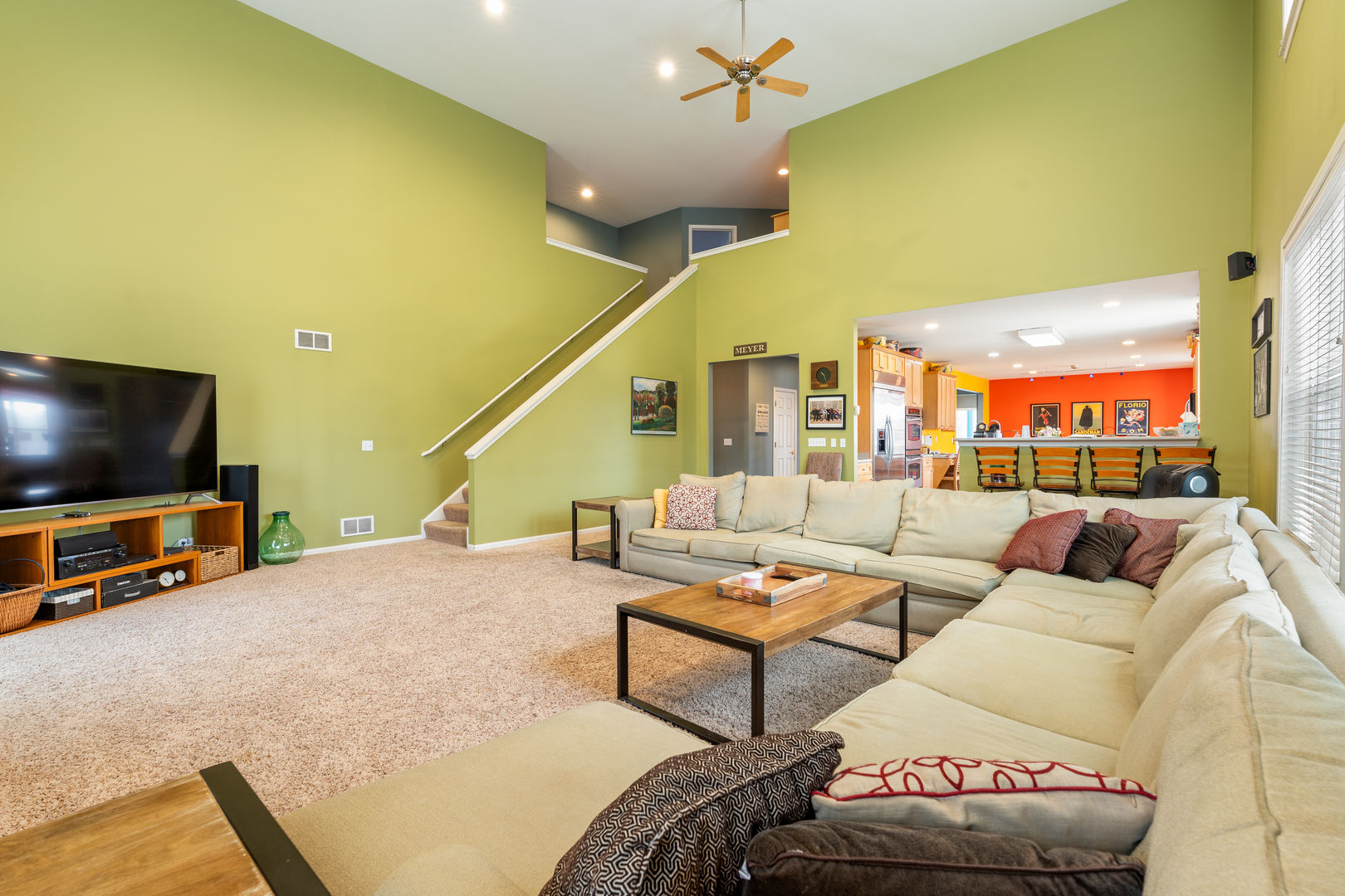 809 Magnuson Court Barrington, IL 60010 - Photo 13 of 33 a living room with furniture and a flat screen tv