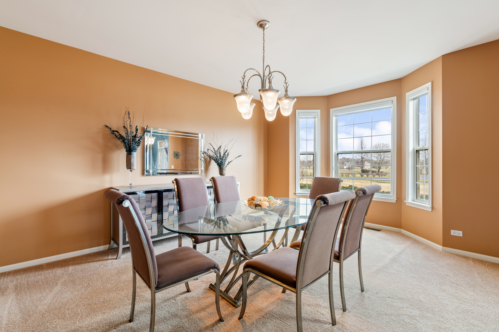 809 Magnuson Court Barrington, IL 60010 - Photo 10 of 33 a view of a dining room with furniture window and outside view