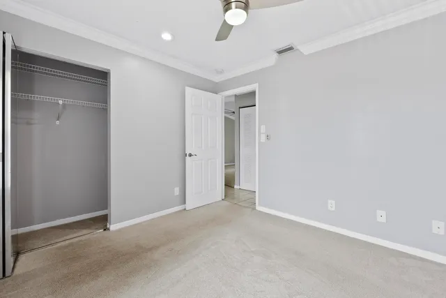 a view of an empty room