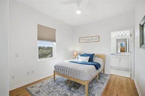 a view of a city from a balcony