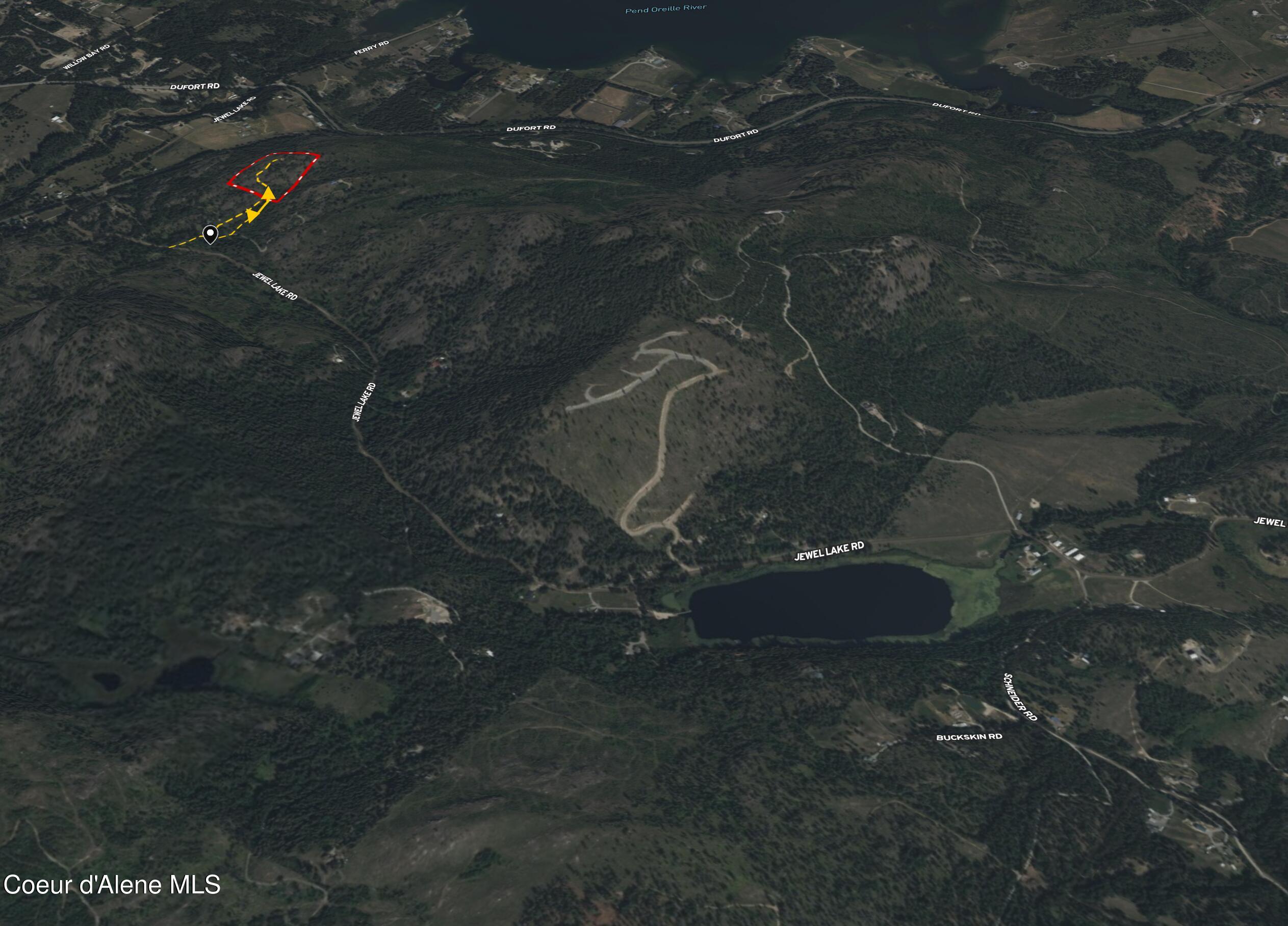 5095 Jewel Lake Road Sagle, ID 83860 - Photo 21 of 25 3D shot with Jewel Lake