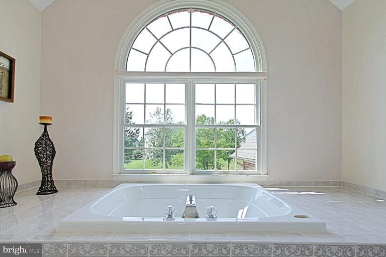 12121 Sheets Farm Road North Potomac, MD 20878 - Photo 22 of 29 Soaking Tub and Palladian Window