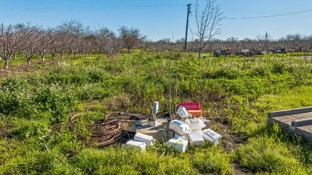 a view of an outdoor space and beach