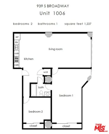 $649,000 | 939 South Broadway, Unit 1006, Los Angeles, CA 90015