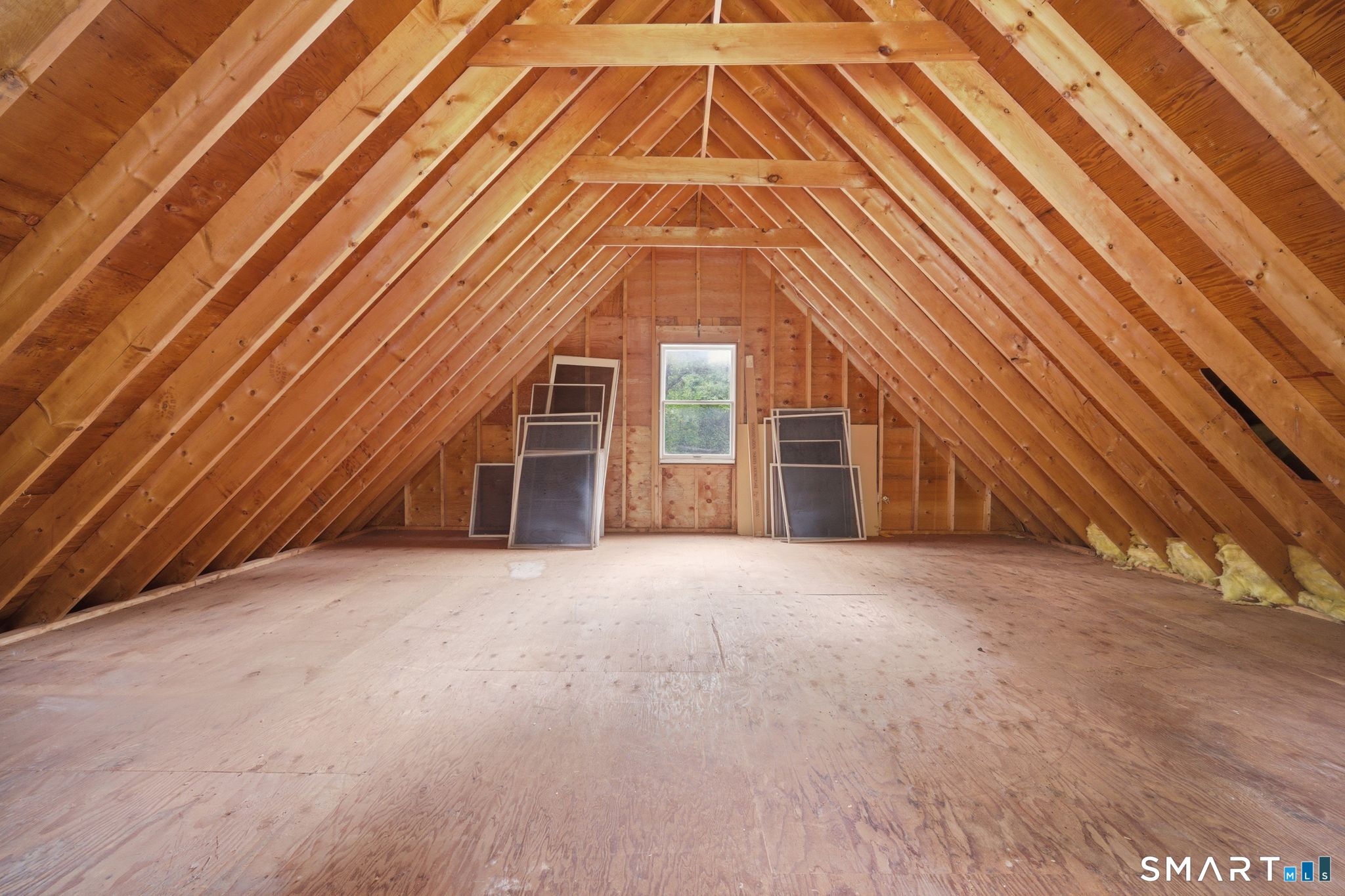 141 Hebron Road Bolton, CT 06043 - Photo 26 of 34 Unfinished space above garage... rough plumbed