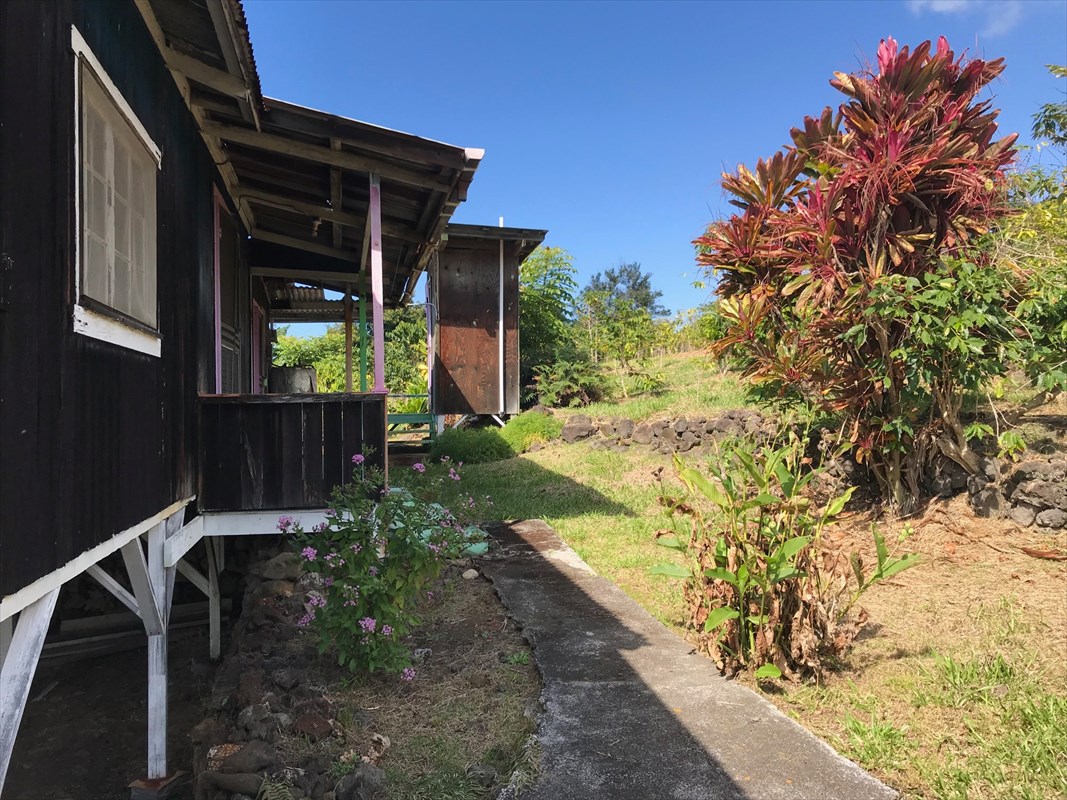 82-1033 Kiloa Road Captain Cook, HI 96704 - Photo 4 of 9 a view of house with backyard and trees