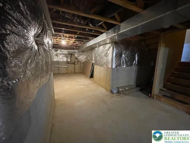 a view of storage and utility room