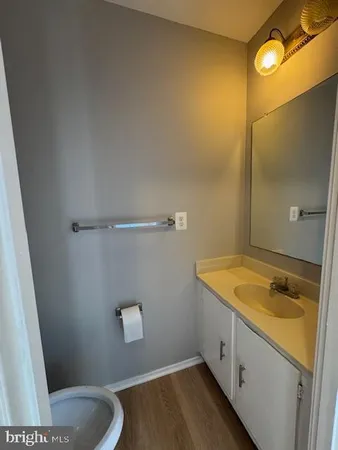 a bathroom with a sink and toilet