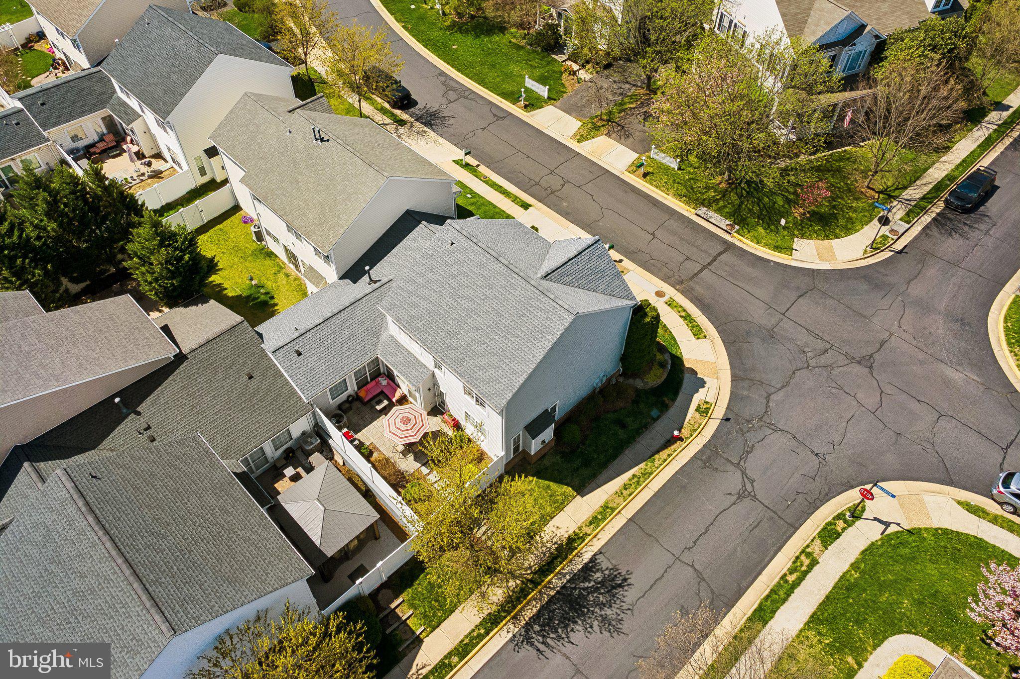 43351 Fullerton Street Ashburn, VA 20147 - Photo 36 of 41 an aerial view of a house with outdoor space