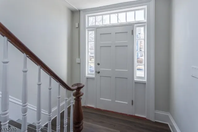 a view of entryway with stairs
