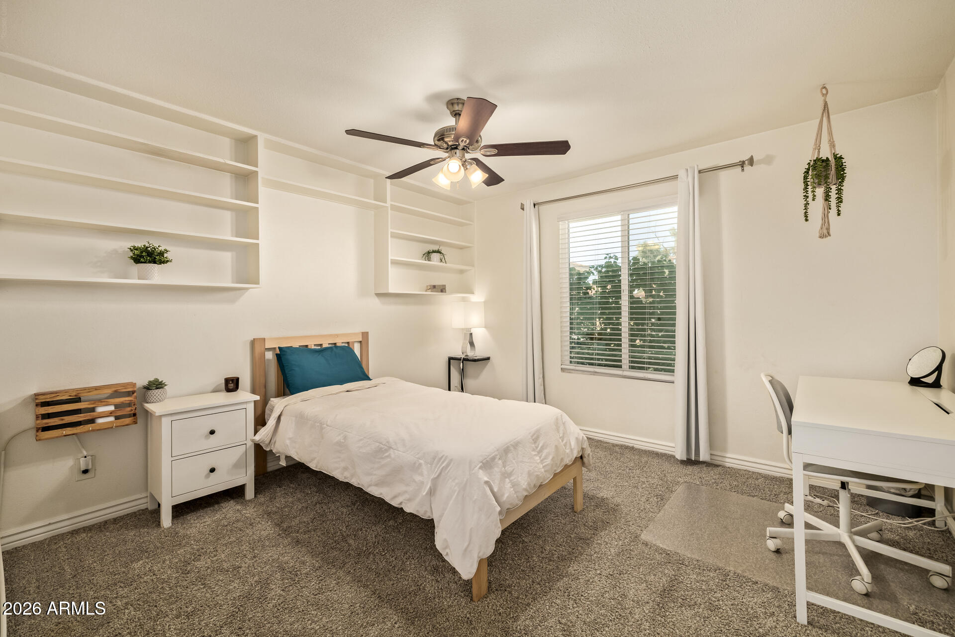 3101 West Shangri-la Road Phoenix, AZ 85029 - Photo 21 of 37 a bedroom with a bed and a window