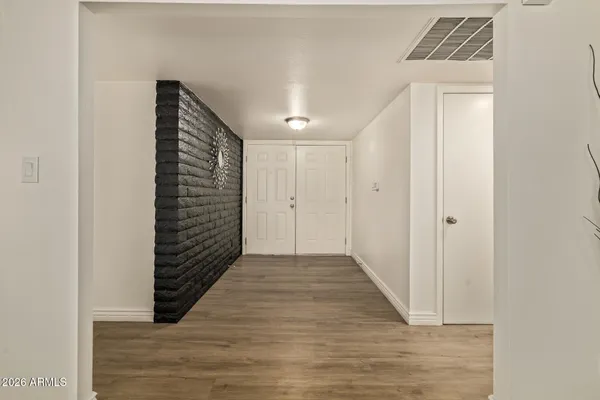 a view of wooden floor