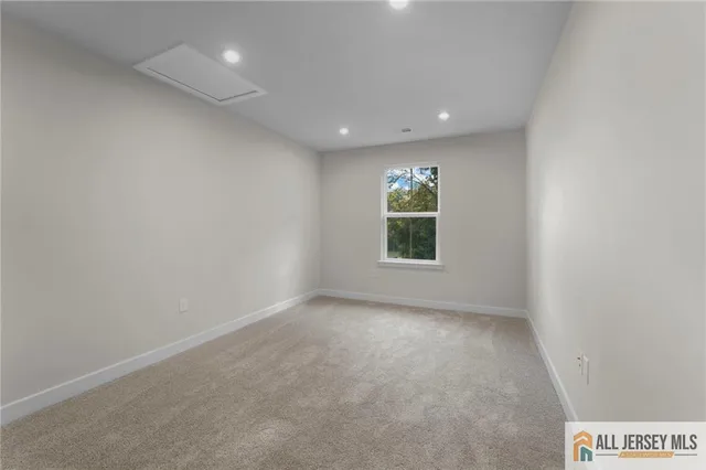 a view of empty room