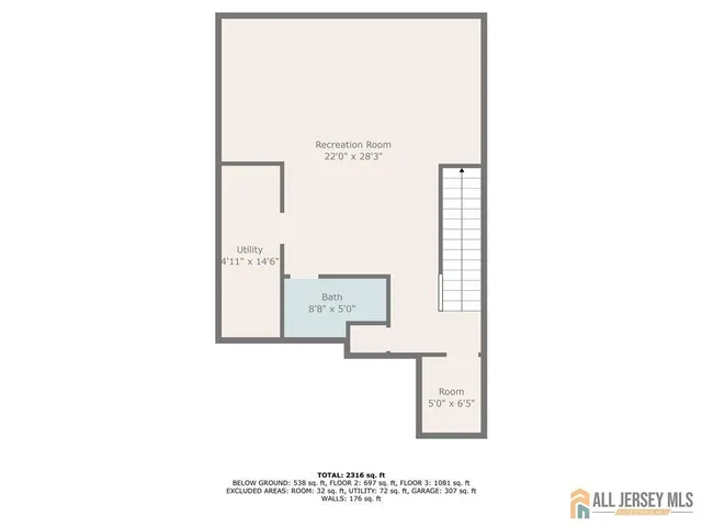 a picture of a room with a floor plan
