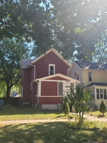 a house with swimming pool