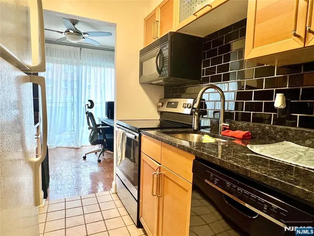 a close view of appliances