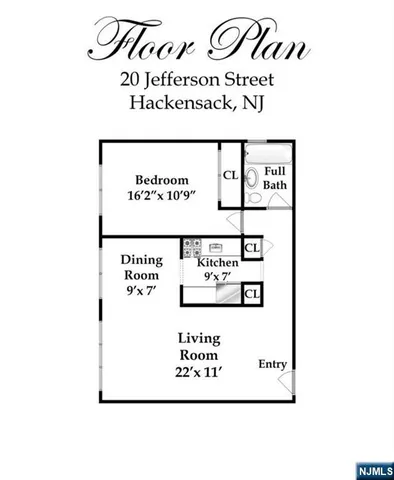 a front view of a building