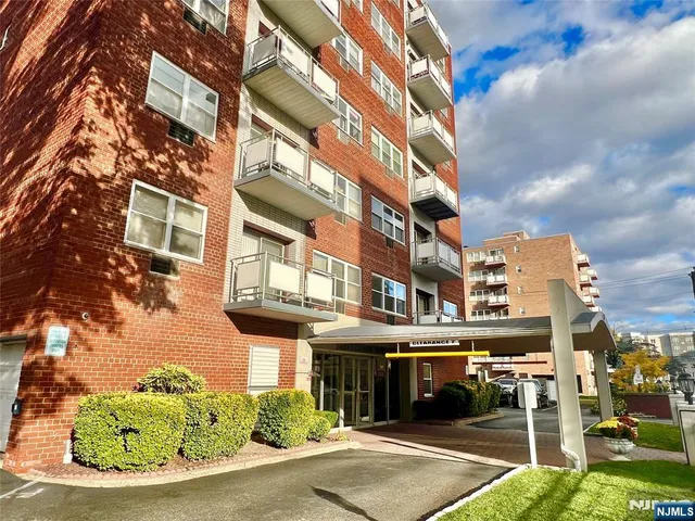 a front view of a building