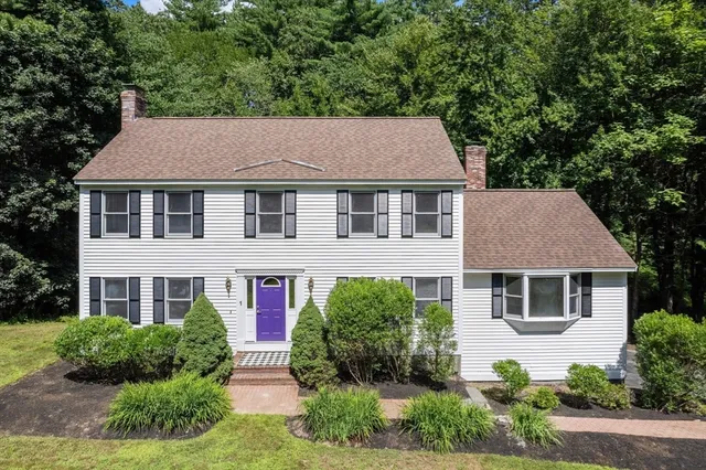 a aerial view of a house