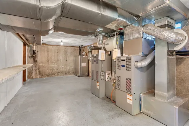 a view of a storage room