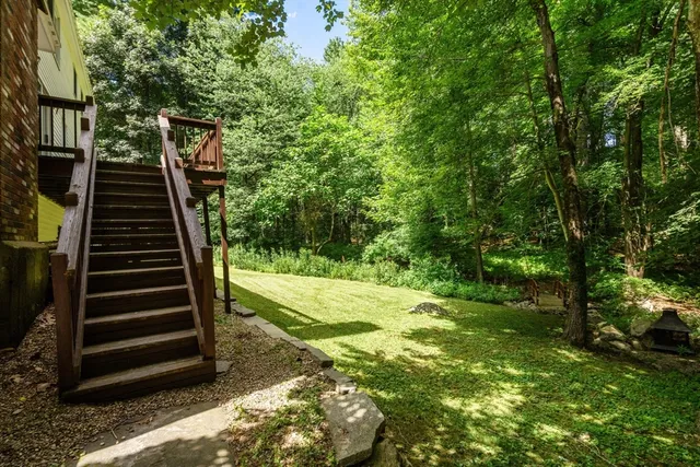 a view of outdoor space and yard