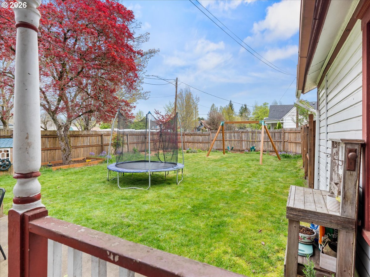 815 Shipping Street Northeast Salem, OR 97301 - Photo 43 of 45 a view of a garden with a bench