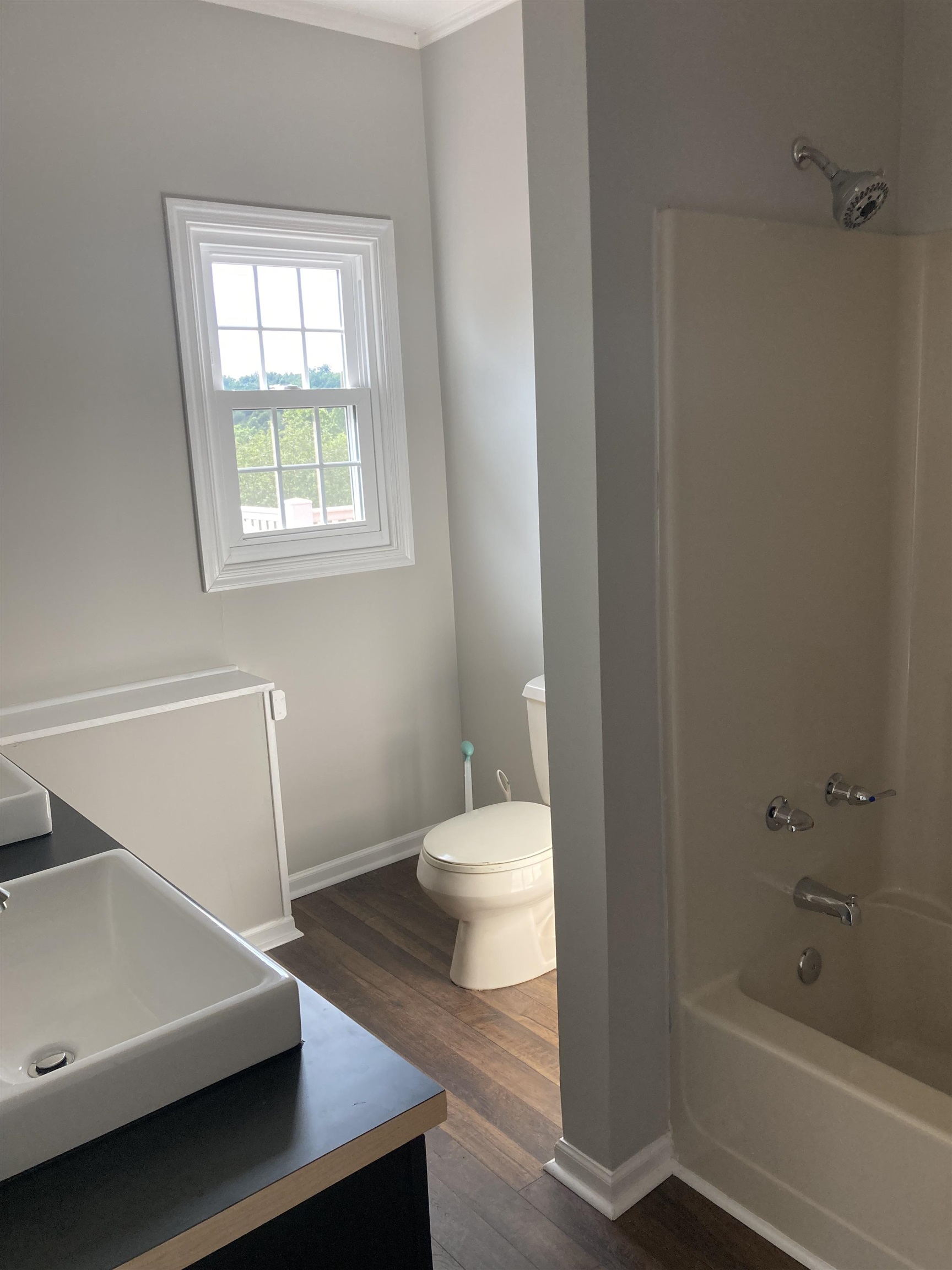 308 Stonewall Road Weyers Cave, VA 24486 - Photo 55 of 71 a bathroom with a toilet a sink and bathtub