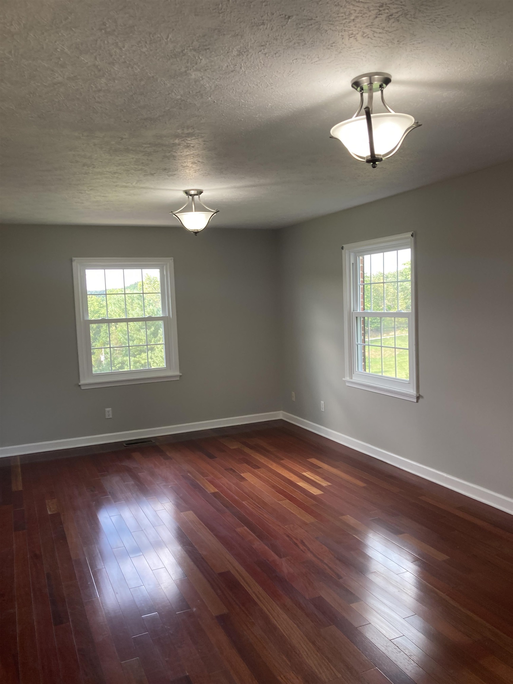 308 Stonewall Road Weyers Cave, VA 24486 - Photo 60 of 71 a view of an empty room with wooden floor and a window