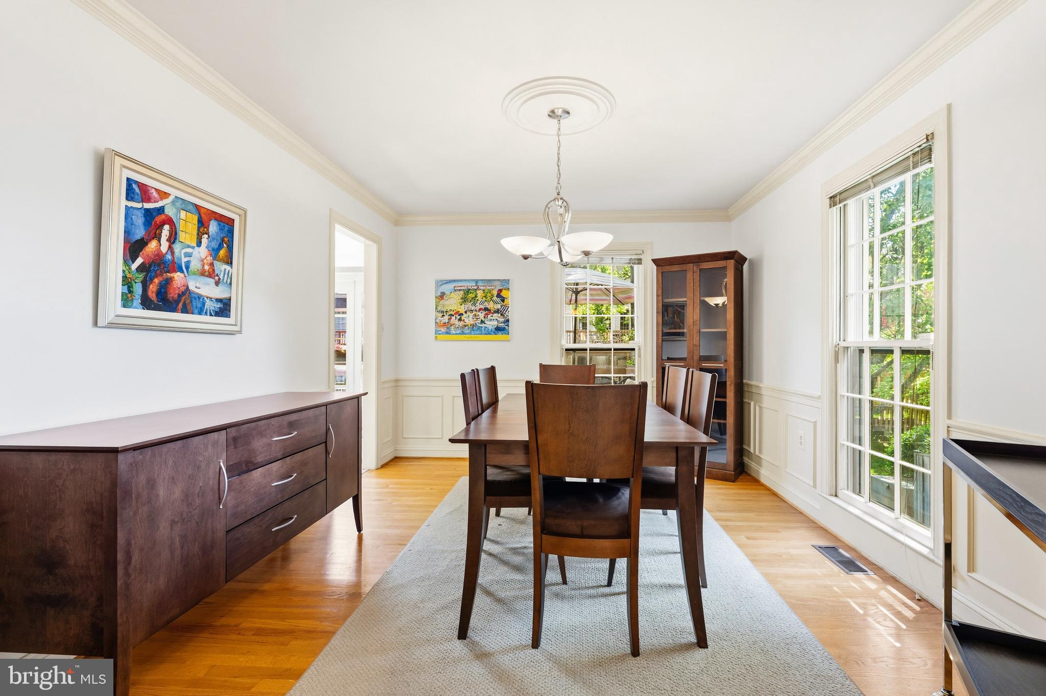 6518 Milva Lane Springfield, VA 22150 - Photo 13 of 55 Formal dining room with hardwood floors