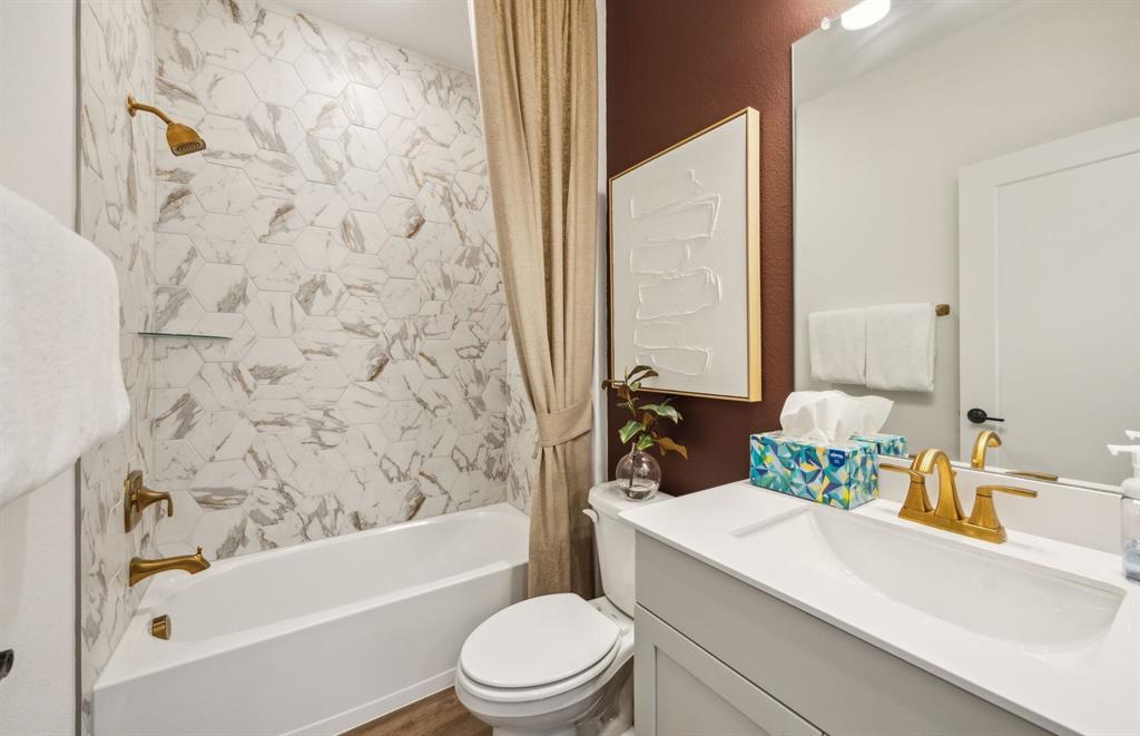 3300 Red Deer Road Denton, TX 76208 - Photo 15 of 22 *Model Representation - Spacious secondary bathroom