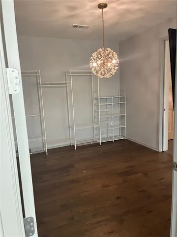 a view of a livingroom with a an window