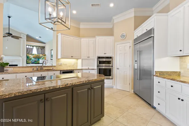 a view of outdoor space with sign board and garden