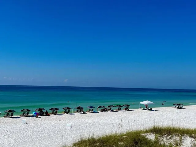 a view of an ocean beach