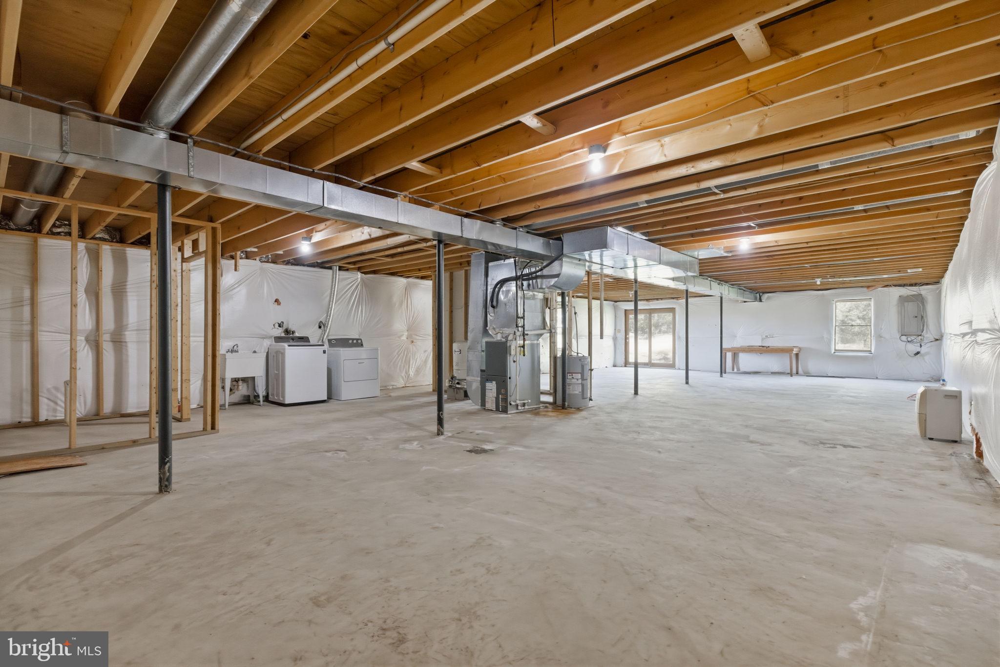 4004 Indian Run Road Amissville, VA 20106 - Photo 23 of 52 Unfinished Basement
