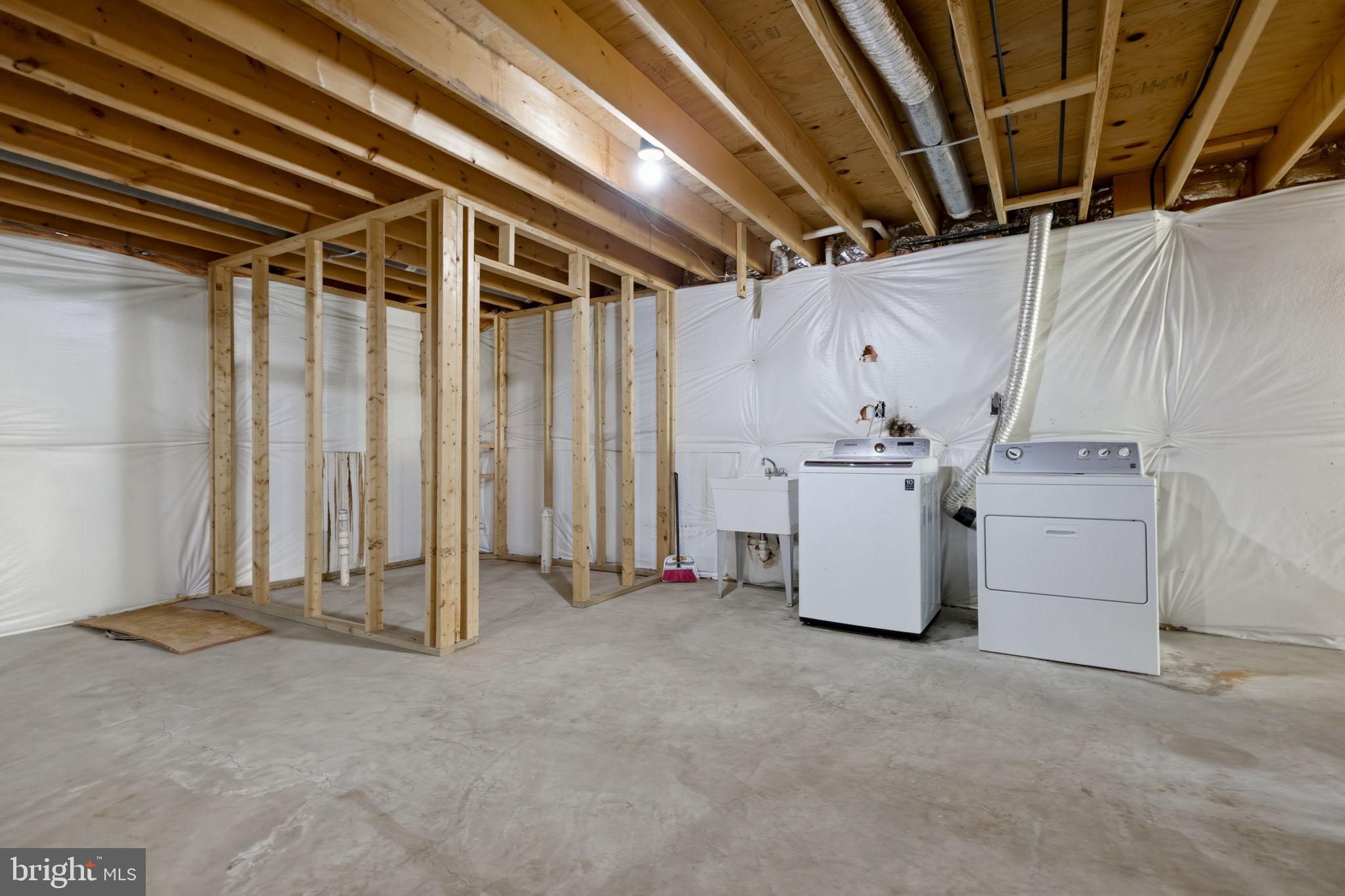 4004 Indian Run Road Amissville, VA 20106 - Photo 24 of 52 Unfinished Basement, rough-in for future bath