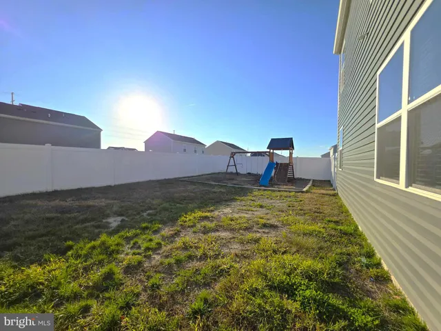 a backyard of a house