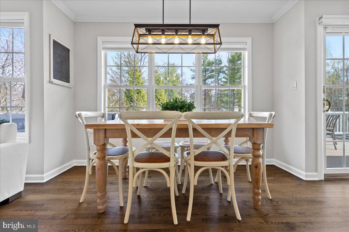 67 Randall Road Princeton, NJ 08540 - Photo 13 of 47 a view of a dining room with furniture window and wooden floor