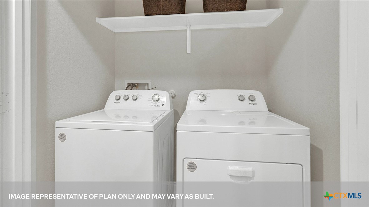 125 Kendall Lane Lockhart, TX 78644 - Photo 15 of 30 a utility room with dryer and washer