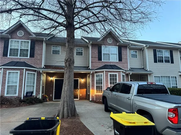 a front view of a house with balcony