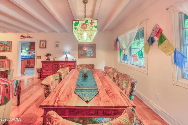 a very nice looking room with a large window