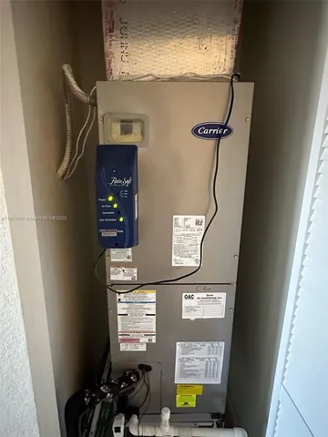 a view of water heater room