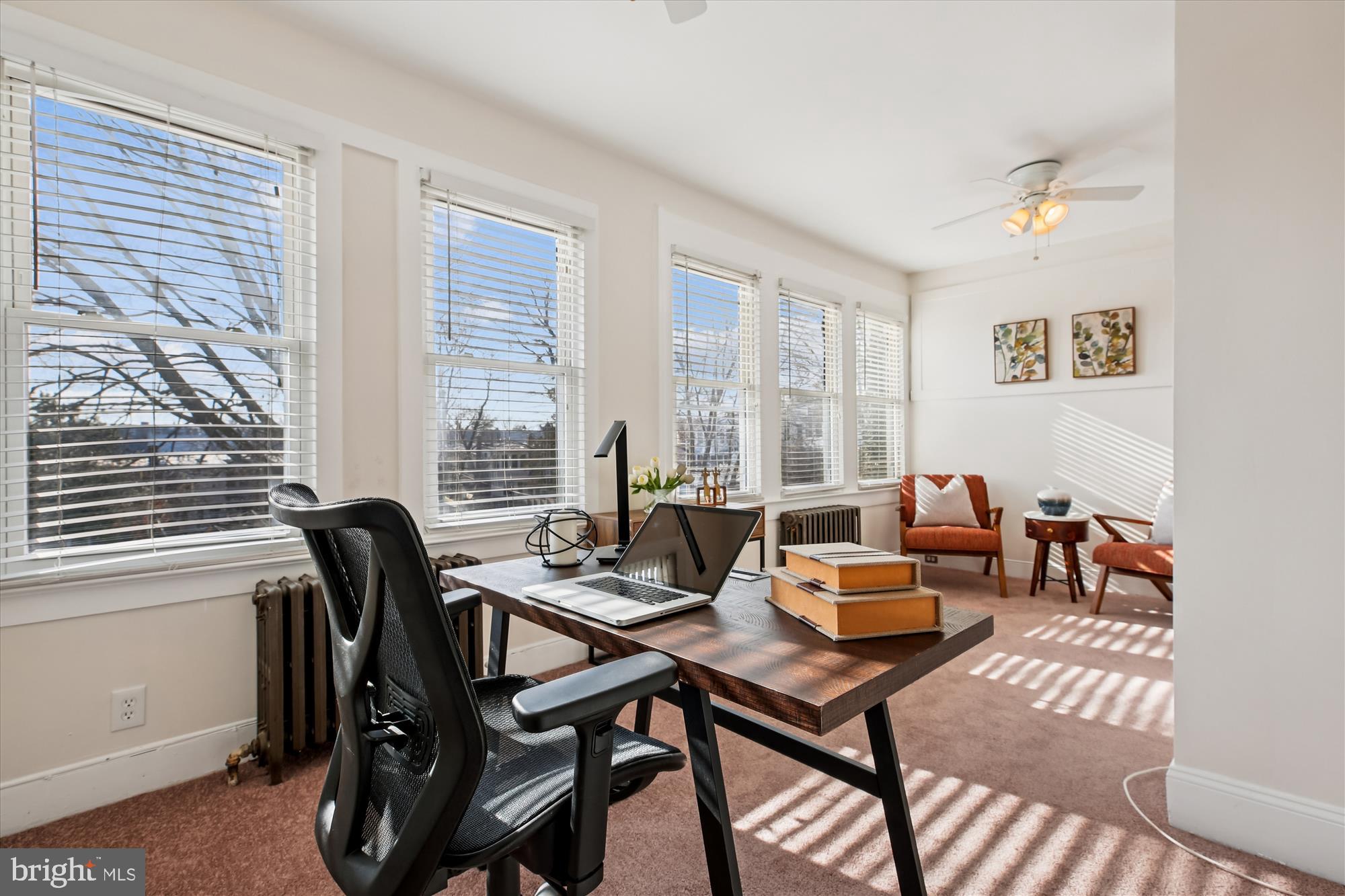 1412 Allison Street Northwest Washington, DC 20011 - Photo 32 of 62 a work room with furniture and windows