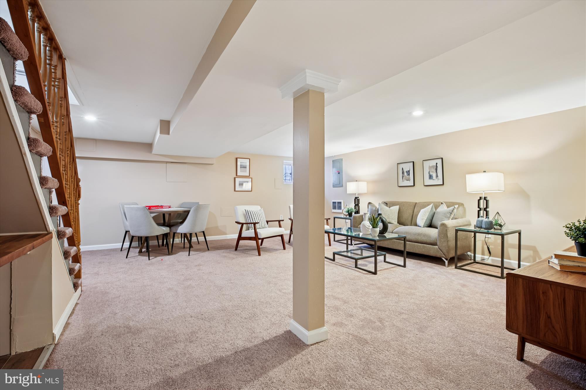 1412 Allison Street Northwest Washington, DC 20011 - Photo 44 of 62 a living room with furniture and a potted plant